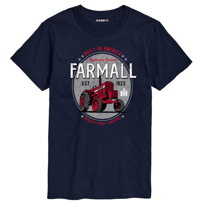 Farmall Worlds Finest Tractor Mens Short Sleeve Tee