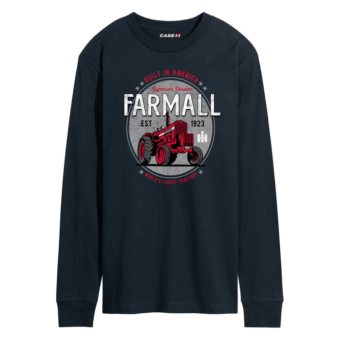 Farmall Worlds Finest Tractor Mens Long Sleeve Tee