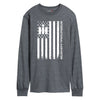 IH Vertical Flag Mens Long Sleeve Tee