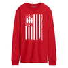 IH Vertical Flag Mens Long Sleeve Tee