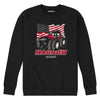 Magnum Distressed Flag Mens Crew Fleece