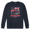 Magnum Distressed Flag Mens Crew Fleece