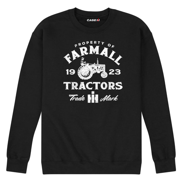 Property of Farmall Tractors- Mens Mens Crew Fleece