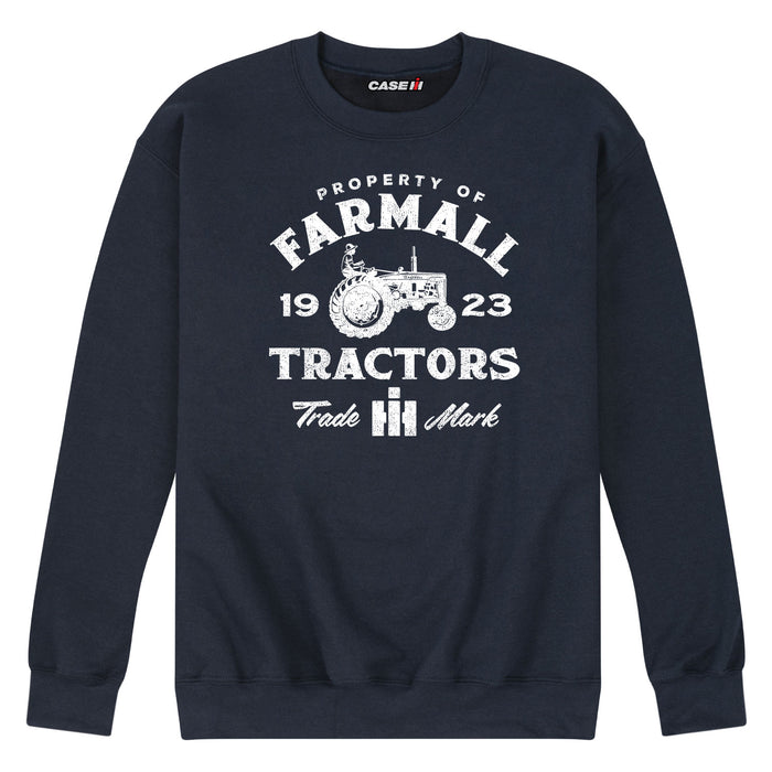 Property of Farmall Tractors- Mens Mens Crew Fleece