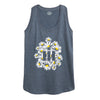 Classic IH Logo Daisy Knock Out Womens Racerback Tank