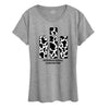 Cow Print IH Logo Womens Short Sleeve Tee