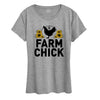 Farm Chick Always In Style Womens Short Sleeve Tee