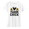 Farm Chick Always In Style Womens Short Sleeve Tee