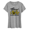 Floral Harvester Womens Short Sleeve Tee