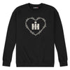 IH Logo Barbed Heart Womens Crew Fleece