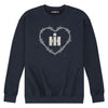 IH Logo Barbed Heart Womens Crew Fleece