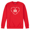 IH Logo Barbed Heart Womens Crew Fleece