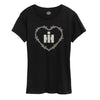 IH Logo Barbed Heart Womens Short Sleeve Tee