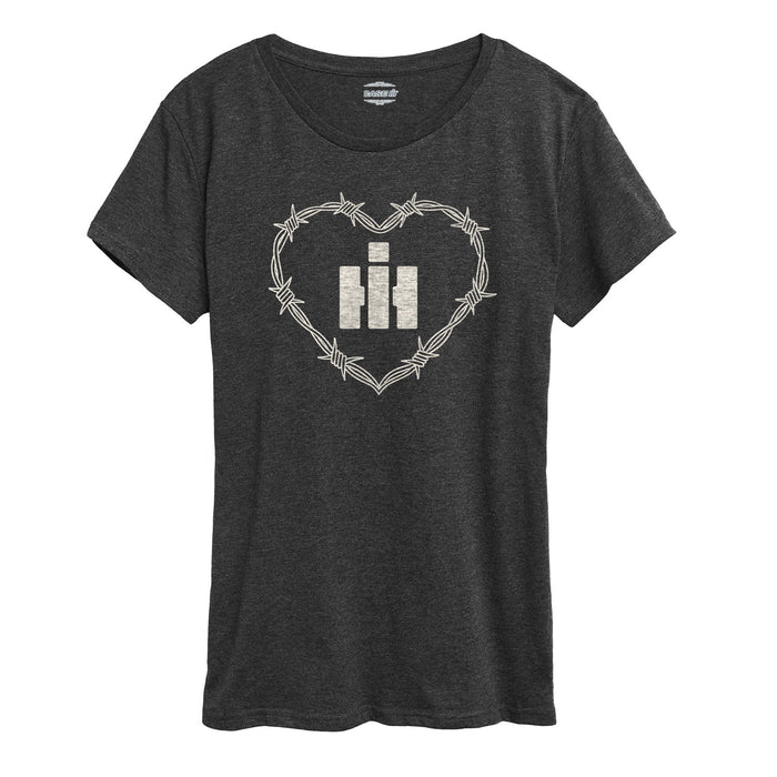 IH Logo Barbed Heart Womens Short Sleeve Tee