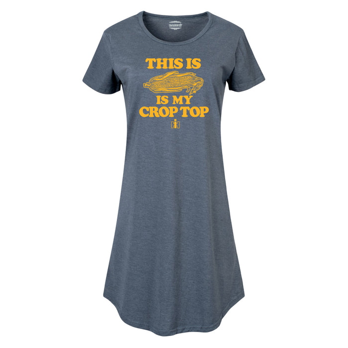 This is My Crop Top Womens Any Way Dress
