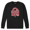 Watercolor Barn Womens Crew Fleece