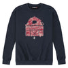 Watercolor Barn Womens Crew Fleece