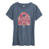 Watercolor Barn Womens Short Sleeve Tee
