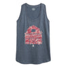 Watercolor Barn Womens Racerback Tank
