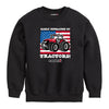 Case IH Easily Distracted Tractors Kids Crew Fleece