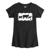 IH Farm Animal Sketchy Girls Short Sleeve Tee