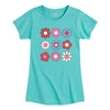 IH Flower Pattern Girls Short Sleeve Tee