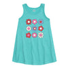 IH Flower Pattern Girls Aline Dress