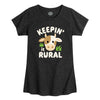 IH Keepin It Rural Cow Girls Short Sleeve Tee