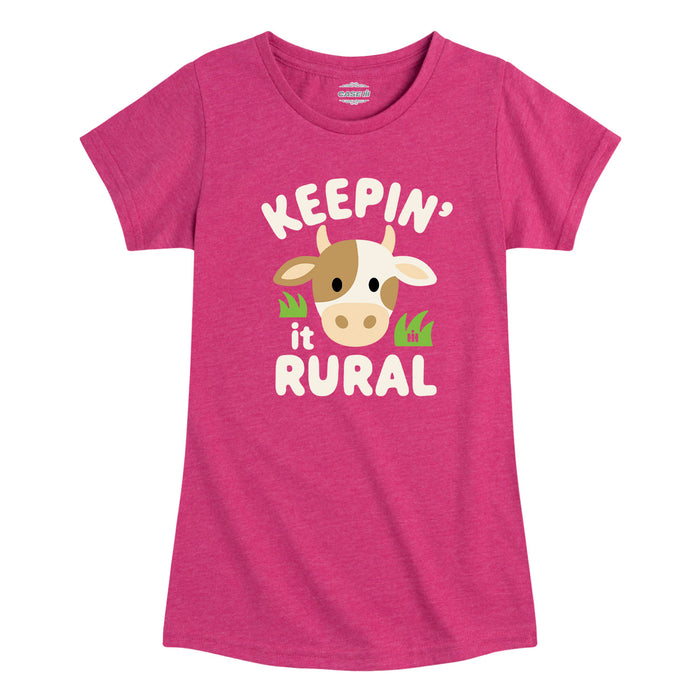 IH Keepin It Rural Cow Girls Short Sleeve Tee
