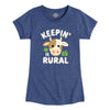 IH Keepin It Rural Cow Girls Short Sleeve Tee