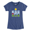 IH Logo Farm Fill Girls Short Sleeve Tee