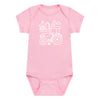 IH Tractor Line Art Infant One Piece