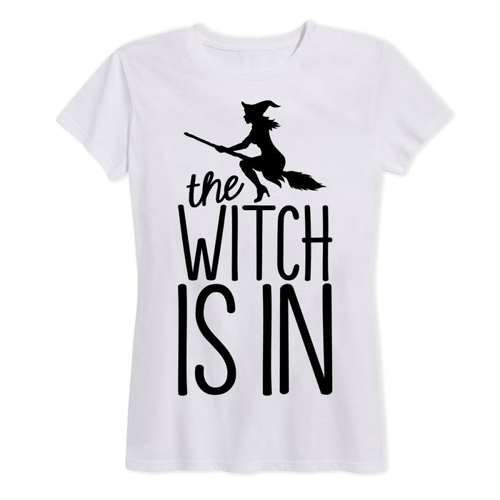 The Witch Is In Ladies Short Sleeve Classic Fit Tee