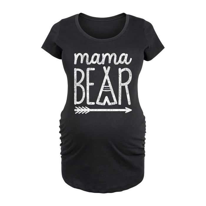 Mama Bear Adult Maternity Scoop Neck Tee