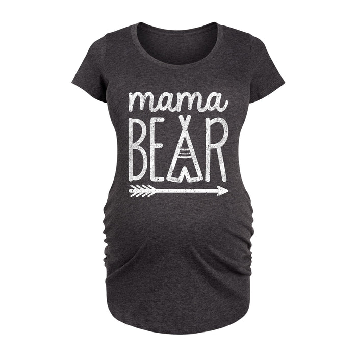 Mama Bear Adult Maternity Scoop Neck Tee