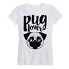 Pug Lover Ladies Short Sleeve Classic Fit Tee