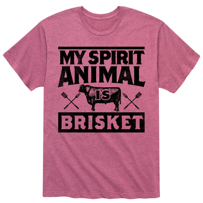 Spirit Animal Brisket Men's Short Sleeve T-Shirt