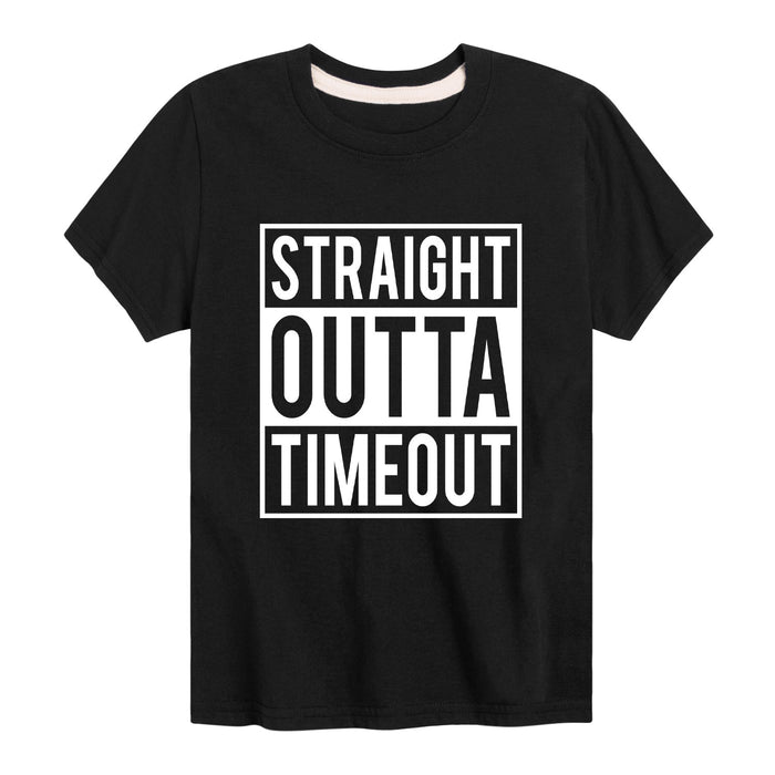 Straight Outta Timeout Youth Short Sleeve Tee
