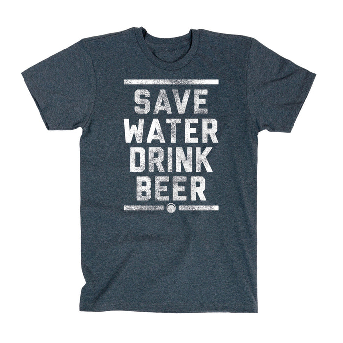 Save Water Drink Beer Men's Short Sleeve T-Shirt