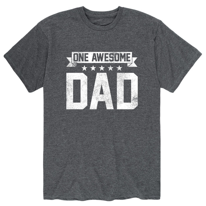 One Awesome Dad Men Mens Short Sleeve Tee