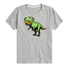 Trex Biting Truck Youth Short Sleeve Tee