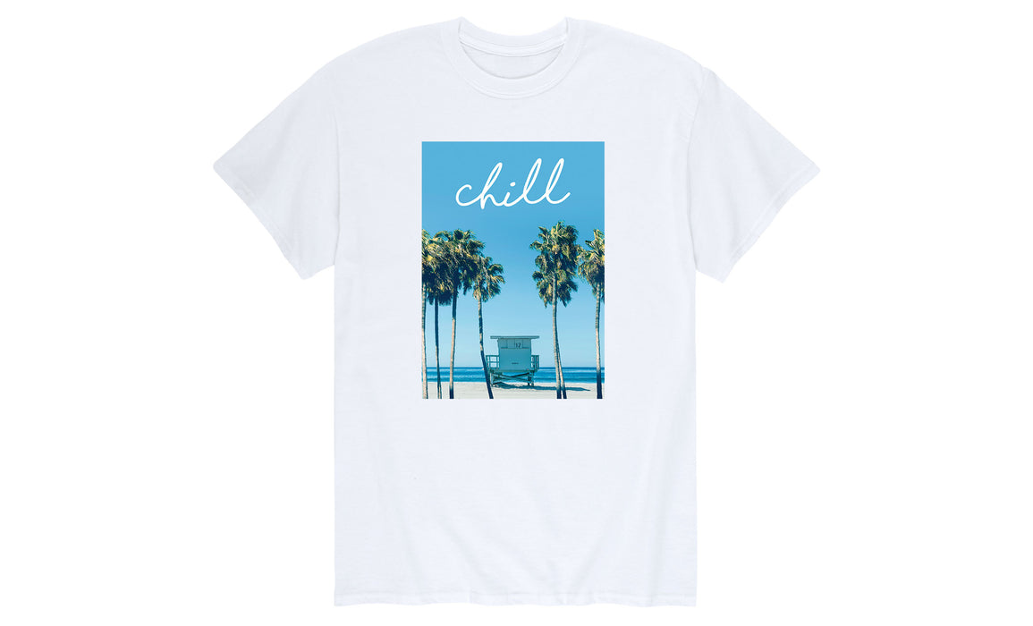 Palm Trees Chill KORNIT ONLY Men's Short Sleeve T-Shirt
