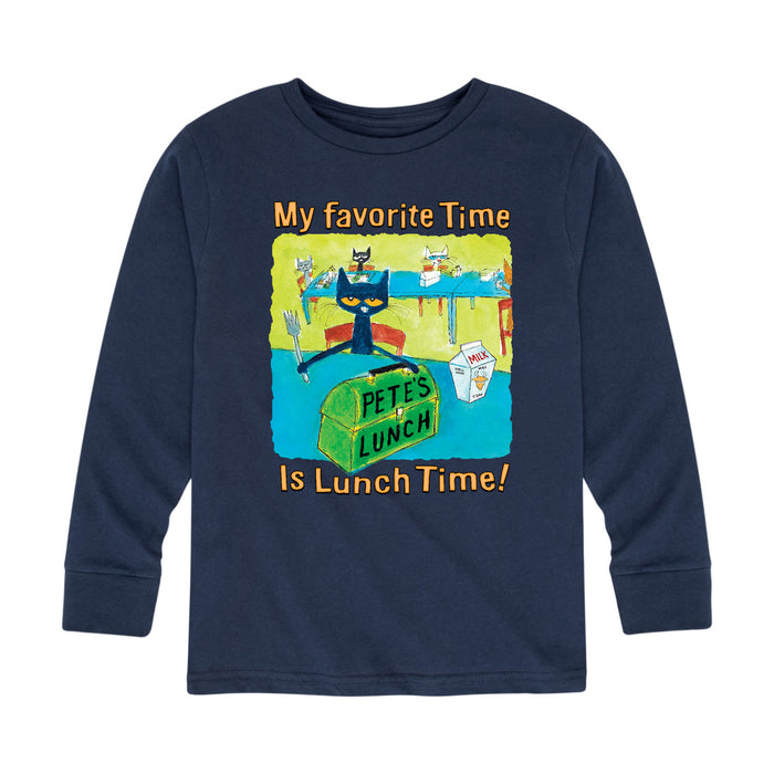 Pete The Cat My Favorite Time MultiKids Long Sleeve Tee