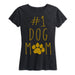 Number 1 Dog Mom Ladies Short Sleeve Classic Fit Tee