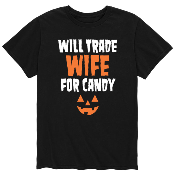Will Trade Wife Candy Men's Short Sleeve T-Shirt