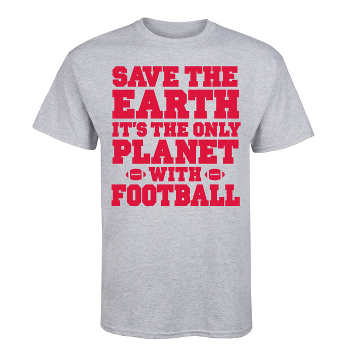 Save the Earth Football Men's Short Sleeve T-Shirt
