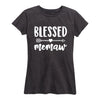 Blessed Memaw Ladies Short Sleeve Classic Fit Tee