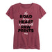 The Road To My Heart Is Paved With Paw Prints Ladies Short Sleeve Classic Fit Tee