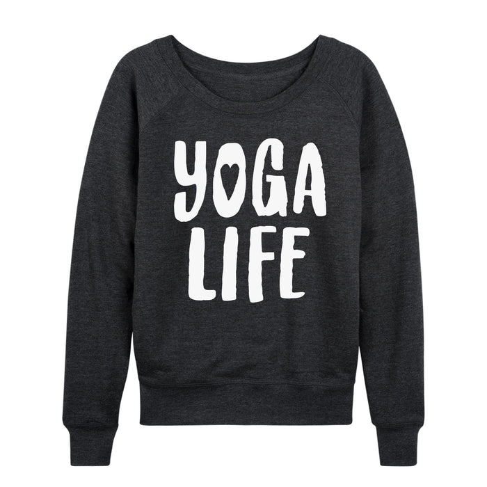 Yoga Life Ladies French Terry Pullover