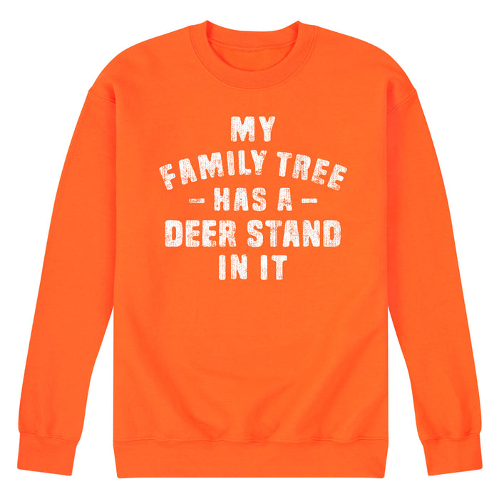 My Family Tree Has A Deer Stand In It - Adult Crew Fleece